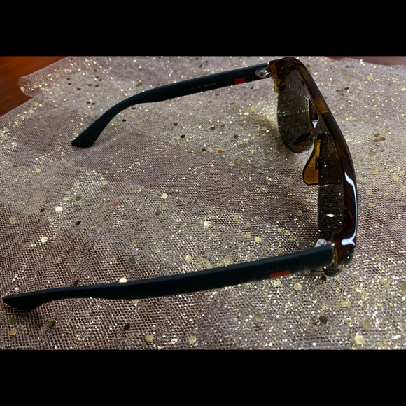Gucci GG 0170S 003 Dark Havana Matte Black Grey Lens Sunglasses New Italy. - Picture 5 of 6